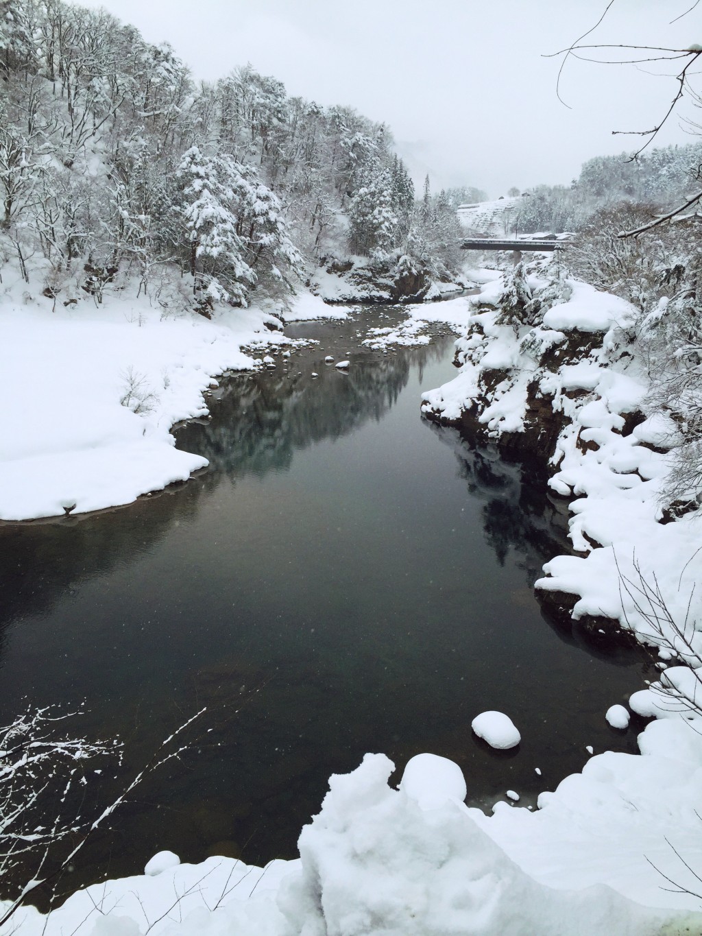Upstream in the vicinity of Shirakawago